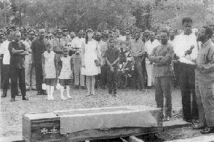 Eduardo Mondlane's funeral, in Dar es Salaam, Tanzania, February 1969.